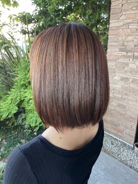 ヴォーグ 小牧店(VOGUE) ストレートのボブヘア/デザインカラー/髪質改善/20代30代40代