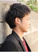 メンズナチュラルツーブロック/20代/30代/40代/50代/倉敷/白楽町