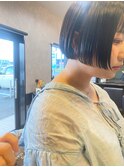 【merci古河店】前下がりショートボブ