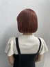 縮毛矯正＋カット＋カラー＋トリートメント￥26480→￥21800