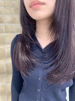 バズ(BUZZ)&nbsp;縮毛×ボルドーカラー＊BUZZ岡本