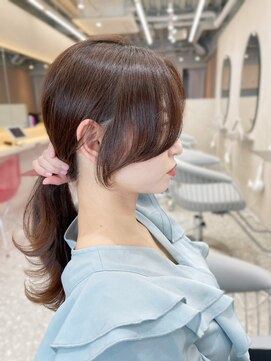 ラルム 新宿(LARME SHINJUKU) 韓国風顔周り♪ミニウルフ/髪質改善/縮毛/レイヤーカット/新宿