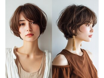 ニスル センター南店(NISURU）の写真/《似合わせ実績30万人》絶妙な束感と動きや重さを調整♪自分らしさを引き出す≪似合わせショート≫が人気♪