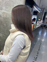 キング 高槻(K!ng) ハイライトカラーミルクティーベージュレイヤーカット