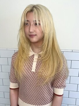 カンナ オーガニック ヘアデザイン(CANNA ORGANIC & HAIR DESIGN) 抜きっぱなしブロンド韓国ハッシュレイヤー