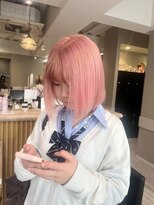 メロウバイケンジ(mellow by KENJE) ダブルカラー/ブリーチカラー/ピンクカラー