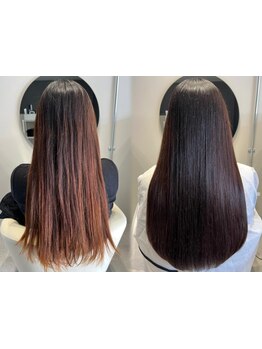 【安佐南区/髪質改善】これまで悩んできた髪のダメージに終わりを。必ず実感する脅威の髪質改善。