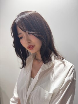 ブレイブ 我孫子(BRAVE abiko) 大人ニュアンスミディ×シアーブラウン