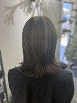 カーキヘアリンク(khaki hair link)&nbsp;白髪ぼかしハイライト×高コントラスト