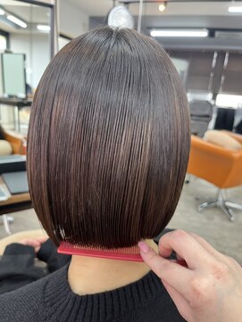 リシャルム 新保店(Re charme) 【艶感ボブ】まとまるナチュラルボブ
