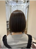 ぱつっとボブ