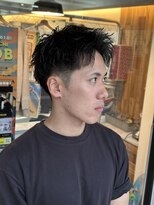 スウェル 船橋店(Swell)&nbsp;MEN’S HAIR/サーフカール/刈り上げセンターパート/船橋