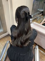 アクシス 栄店(`AXIS)&nbsp;森崎ワンホンレイヤー/ミルクティーブロンド/ダークブルー/栄