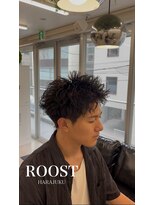 ルースト 原宿店(ROOST)&nbsp;スパイキーショート/波巻きツイストスパイラル/ピンパーマ/原宿