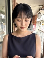 ディルト 代々木上原(DILT)&nbsp;ナチュラルで大人上品ミニボブシースルーバングラインボブ