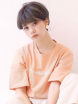 オーロ 宝塚店(ORO) 【大人かわいいハイライトカラー耳かけ小顔クールショート】