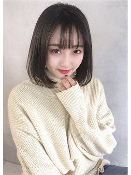 インビテーション(invitation) 【invitation】#ガーリーボブ#オリーブグレージュ