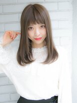 ルティア 池袋(Lutia)&nbsp;ワンカールロング グレージュヘア