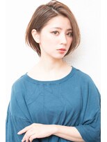 モニカ 西宮北口(Monica)&nbsp;大人かわいいグレージュ小顔ナチュラルショートボブ