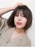 お肌も透明感のでる色っぽ艶髪ダークカラー