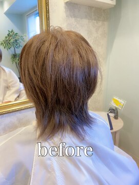 ミュゼ ドゥ アート(Musee du Art) 【髪質改善】白髪染めでも出来る！グレージュマッシュウルフ