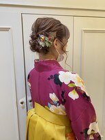 ネオリーブリノア 北千住東口店(Neolive Linoa)&nbsp;もこもこアレンジ　卒業式　成人式　袴