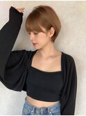 ●大人かわいい小顔ショートボブショートヘア30代40代50代表参道