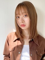 ネイヴィル オモテサンドウ(navile omotesando) *ストレートで決まる垢抜けベージュ*