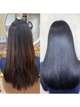 アンフィフォープルコ(AnFye for prco) ジュエリーシステム×LULUTr×縮毛矯正+オレオルカラーで艶髪♪