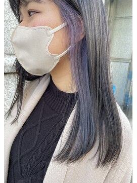 ミラレスカ 栄(MIRA RESCA) ラベンダーインナーカラー