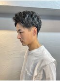 アップバングショート