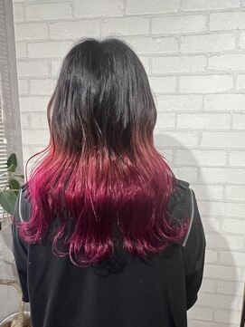 ビスイル 秋葉原店(Vis ill) ブリーチ/グラデーション/ピンク/大人かわいい