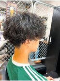 トイプードルみたいな波巻きマッシュ