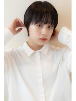 【Heil】 マッシュショート/黒髪/ワイドバング/大人可愛い/池袋