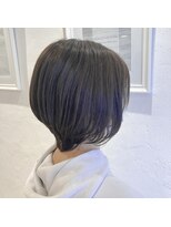 アロマヘアルーム 横浜店(AROMA hair room)&nbsp;小顔補正立体カット20代30代40代ショートボブ横浜