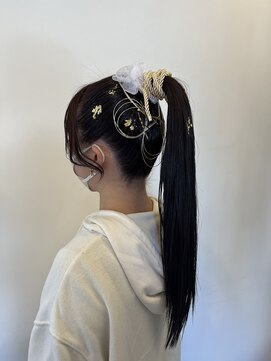 アンジュール 卒業式ヘアアレンジ