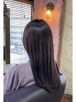 ロッソバイアルター 鎌取(ROSSO by aL-ter)&nbsp;【グレージュカラー/デザインカラー/斜めバング】千葉香奈