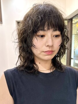 ナループロアオハナ(Nalu pu loa ohana) ウルフパーマ/ウェーブパーマ/レイヤーパーマ/パーマ