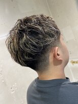 フランクスバーバーザスタンド(Frank’s barber the stand)&nbsp;メンズハイライトアップバングフェードツーブロックE