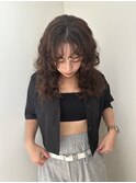 似合わせ小顔ミディアム× くるくるパーマ