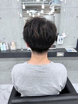 エンディアリング 東銀座(Endearing) ハイライト/マッシュパーマ/アッシュブラック/銀座/東銀座