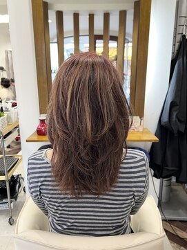 ヘアークラフト サン 住吉店 [ヘアークラフトサン] 大人女性に人気◎ハイライトデザイン
