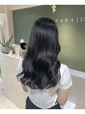 saraju サトウ ブルーブラック 地毛風カラー