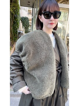 アミー 駒澤(Ammy komazawa) 切りっぱなしボブ 松本