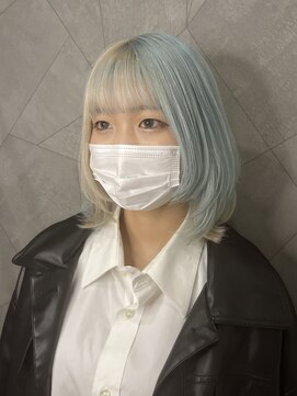 バレ(BALE) デザインカラー/ハイトーン/ホワイト/ペールブルー/ブリーチ