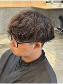 緩めツイストスパイラルパーマツイストパーマ波巻きスパイラル