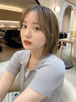 ロンド ブランシュ 錦糸町北口(Lond blanche)&nbsp;◎前髪なしでも可愛い！重く見ないハイトーンボブ