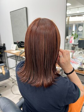 クラン 六甲道(Chlan) ブリーチなし!ビタミンオレンジカラー