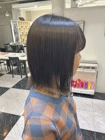 テテ(TETE)&nbsp;ボブ／切りっぱなし／縮毛矯正