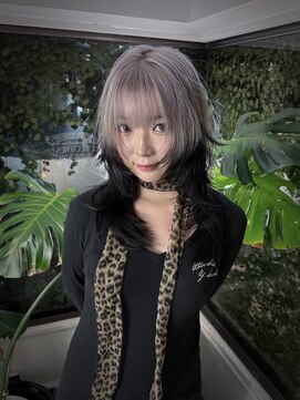 キイ 原宿 表参道(K.e.y) デザインカラー／エンドカラー／シャギーウルフ